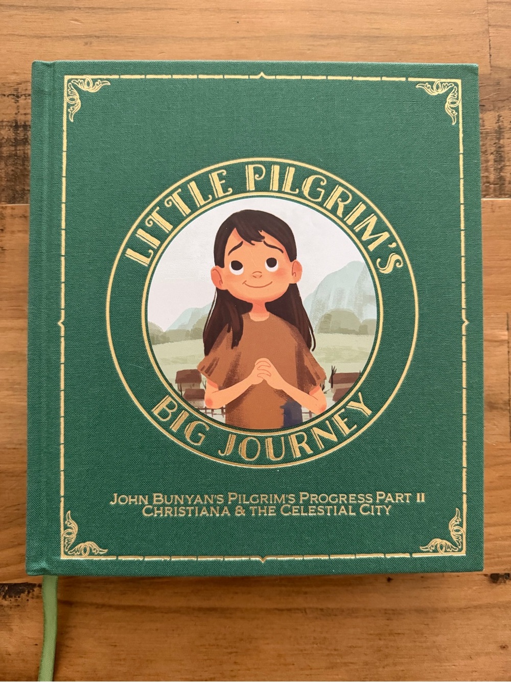 Little Pilgrim's Big Journey Hardcover Book - Green